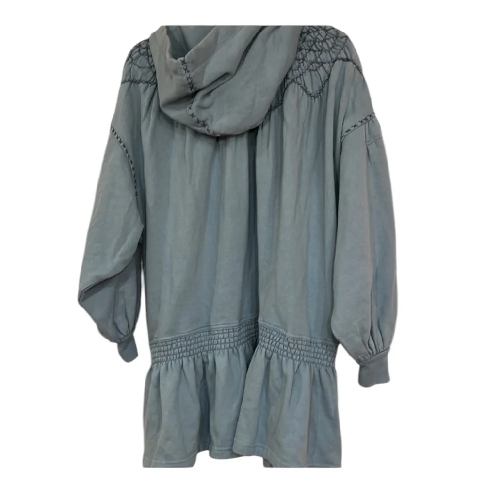 NWT Free People Marty Smocked Mini Dress Sz L
